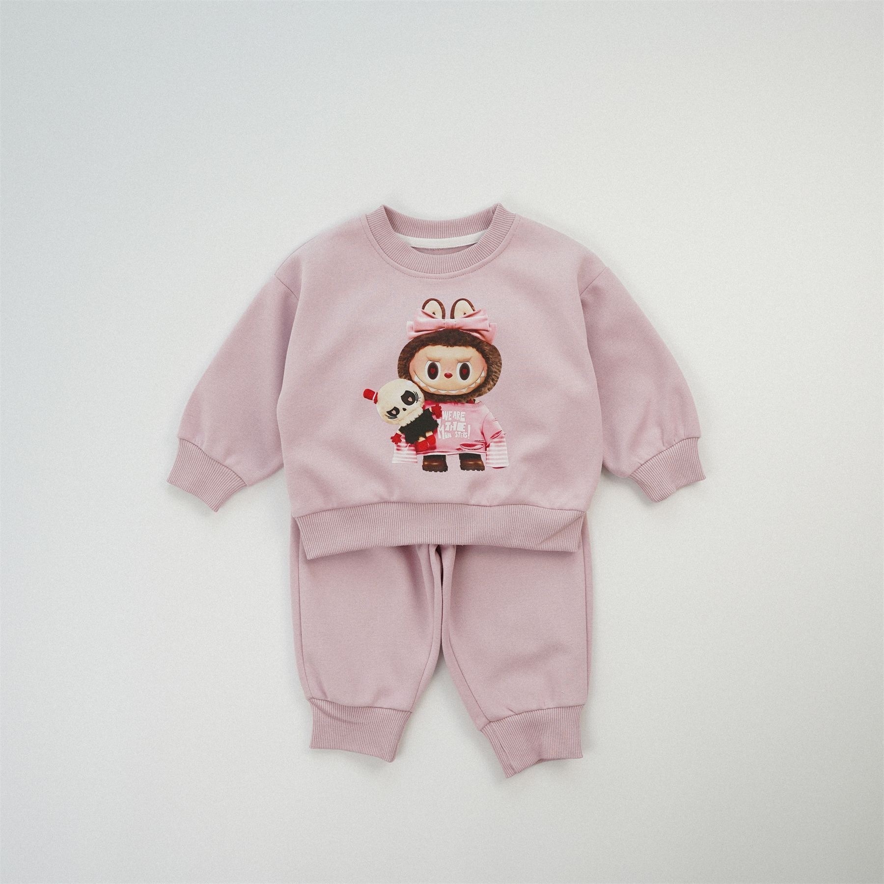 純棉拉噗噗長袖套裝