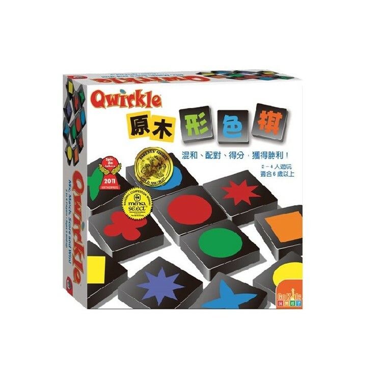 原木形色棋 中文版桌遊 適合6歲以上 Qwirkle