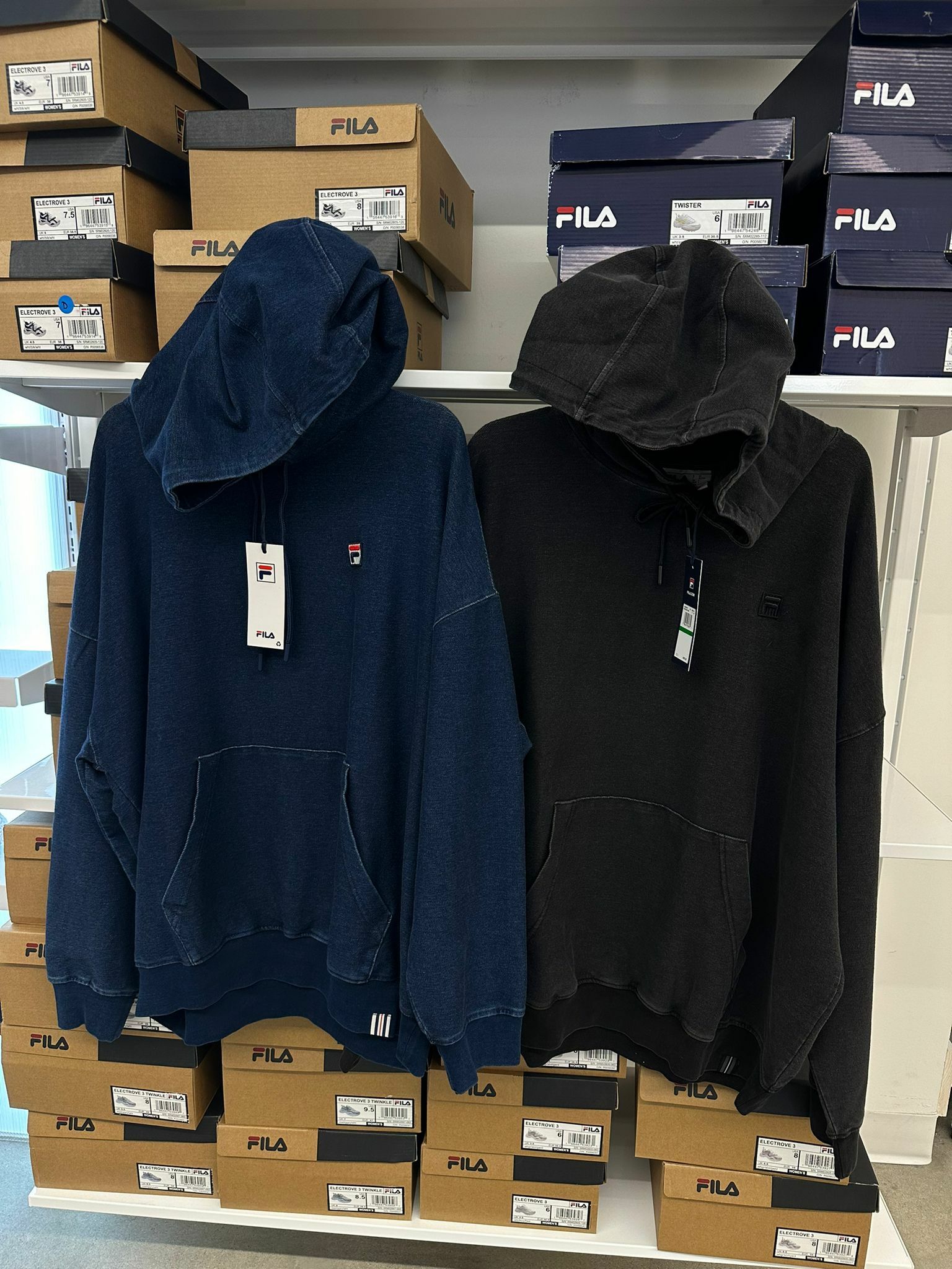【現貨】Fila L111733 男裝有帽衛衣