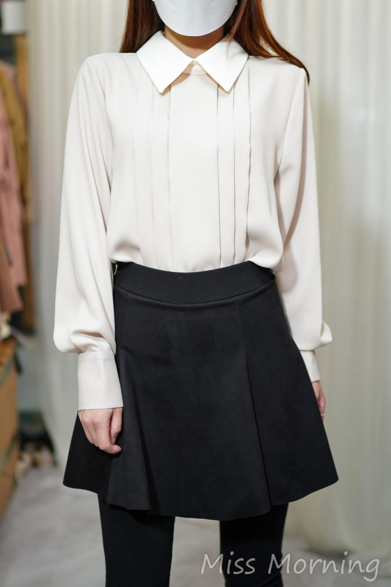 高質百摺中厚雪紡衫(14291)