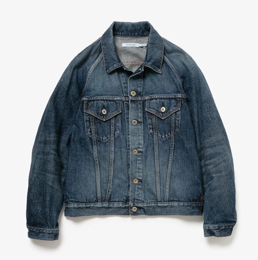 NONNATIVE 2024 A/W TRUCKER BLOUSON COTTON 13.5oz DENIM VW DARK - PRE ORDER ITEM (預訂中)