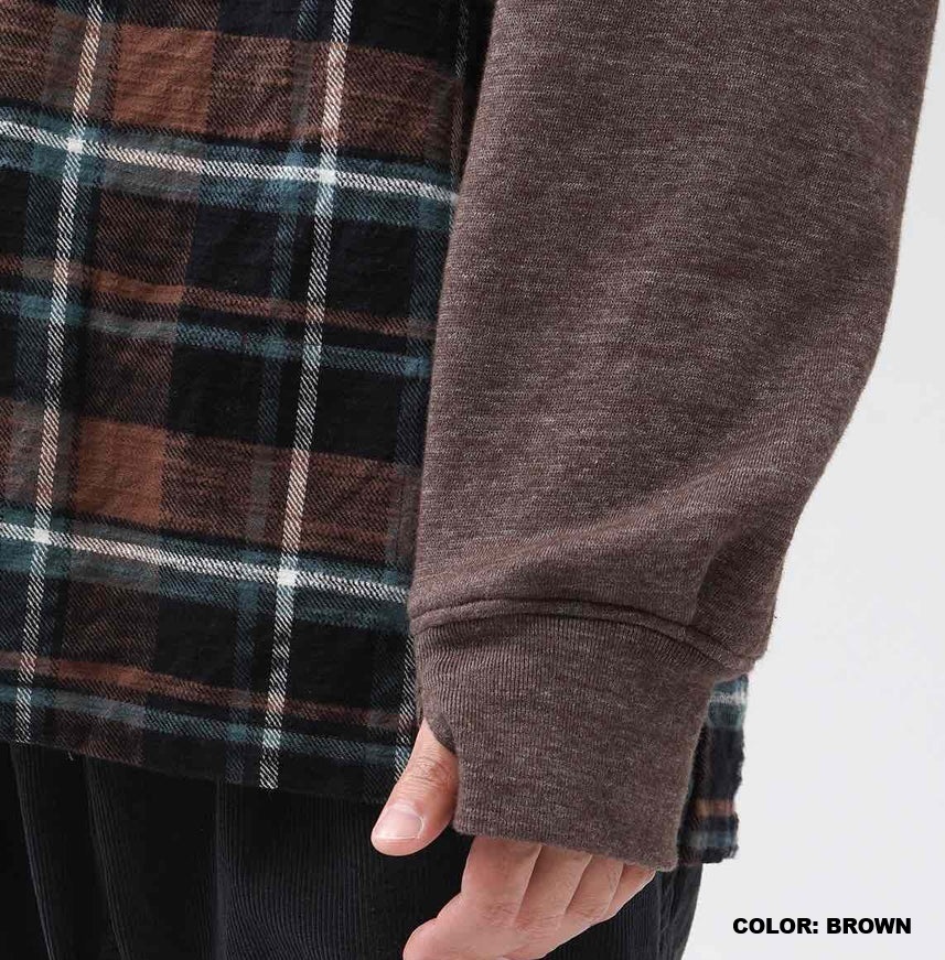 NONNATIVE 2024 A/W VOYAGER SHIRT COTTON SLUB FLANNEL CHECK - PRE ORDER ITEM (預訂中)