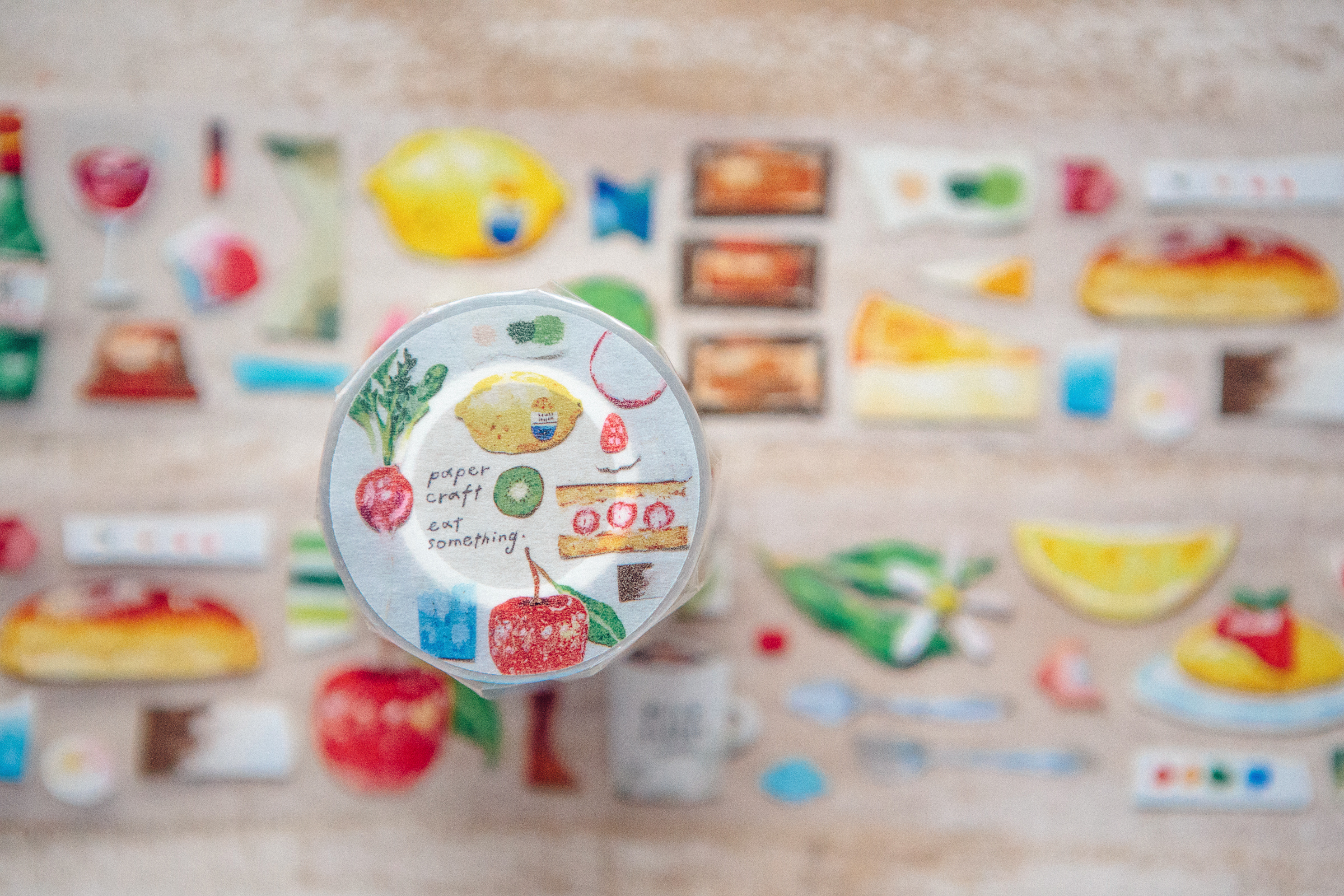 OURS 森林好朋友｜Paper Craft - Eat Something PET 膠帶