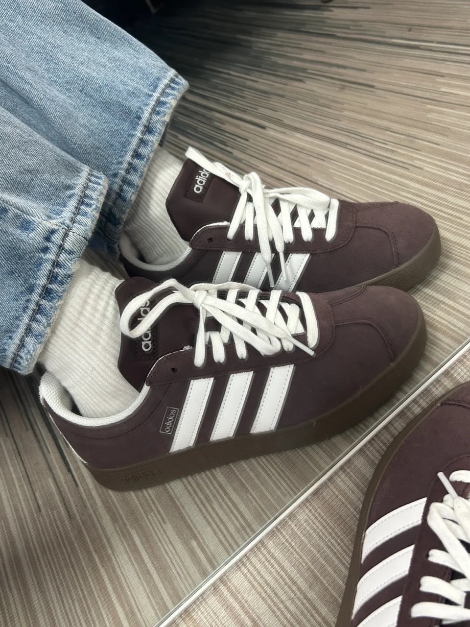 ADIDAS NEO VL COURT 2.0 紅棕 紫棕 白色 焦糖底 復古 男女鞋 JR8318 / 預購