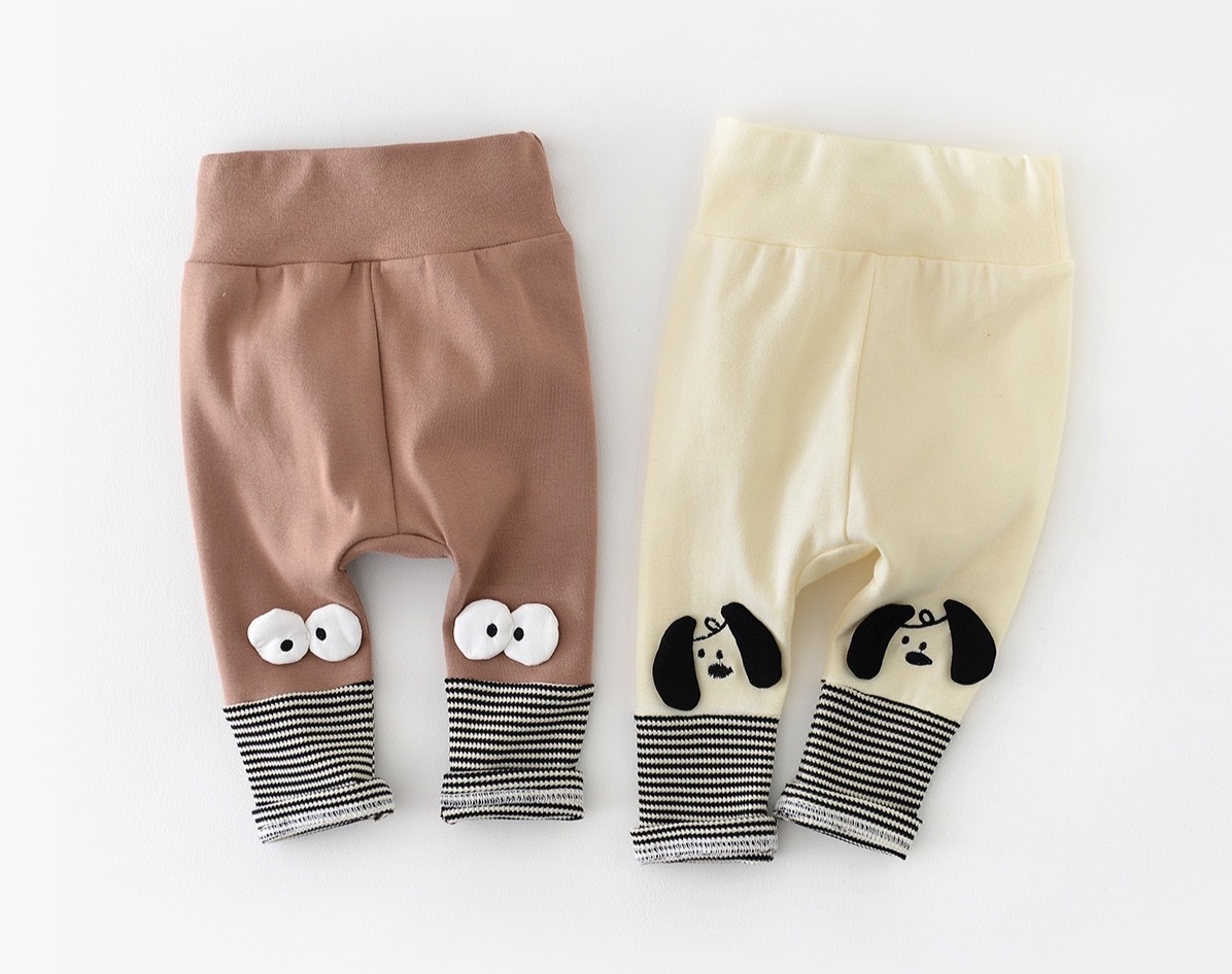 可愛立體造型護肚高腰打底褲