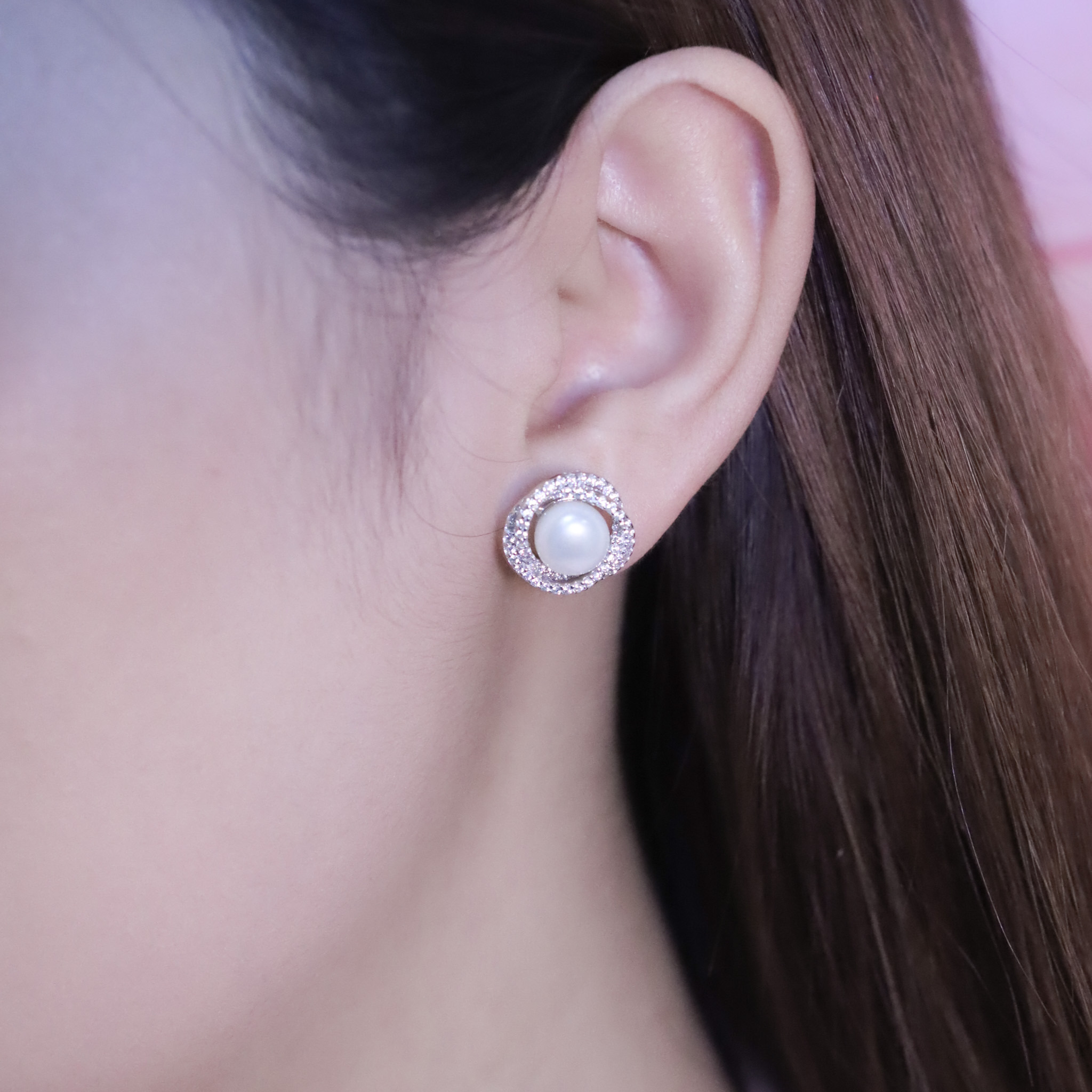 | 9259 Silver・White Gold・Pearl | Value As Usual Earrings | EA0865 |