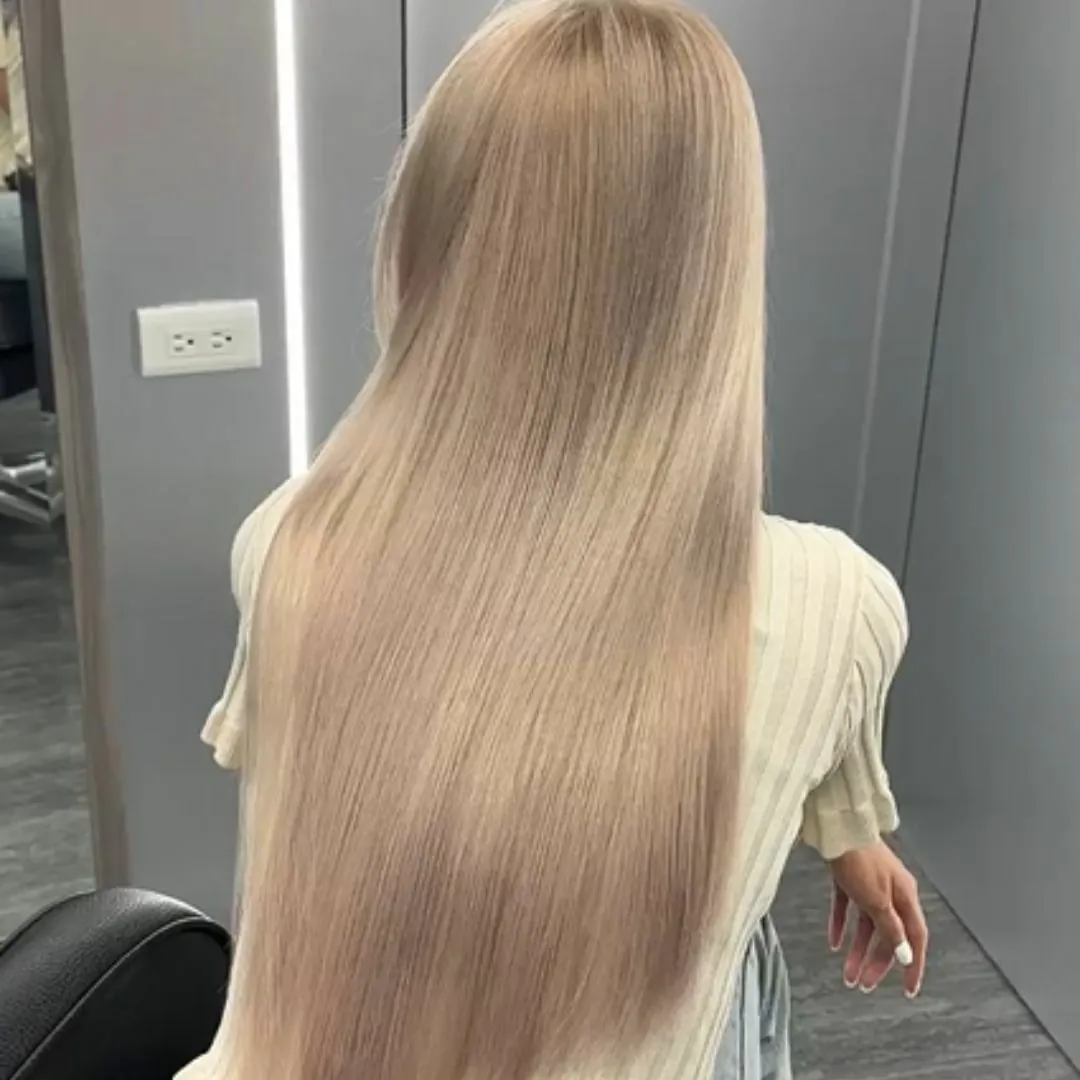 Anson’s Cream Beige Hair Color Creation