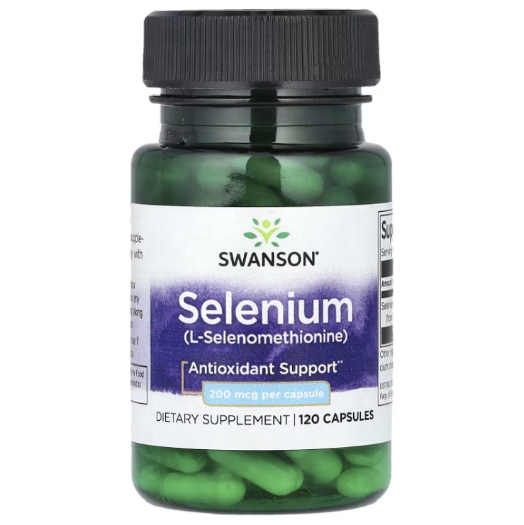 【 Swanson 】SeMSC Selenium 硒 200mcg 120顆