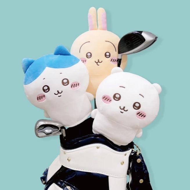 iSNEAKERS｜ 日本 Chiikawa 吉伊卡哇 x 高爾夫球 Golf 球桿套 球道木