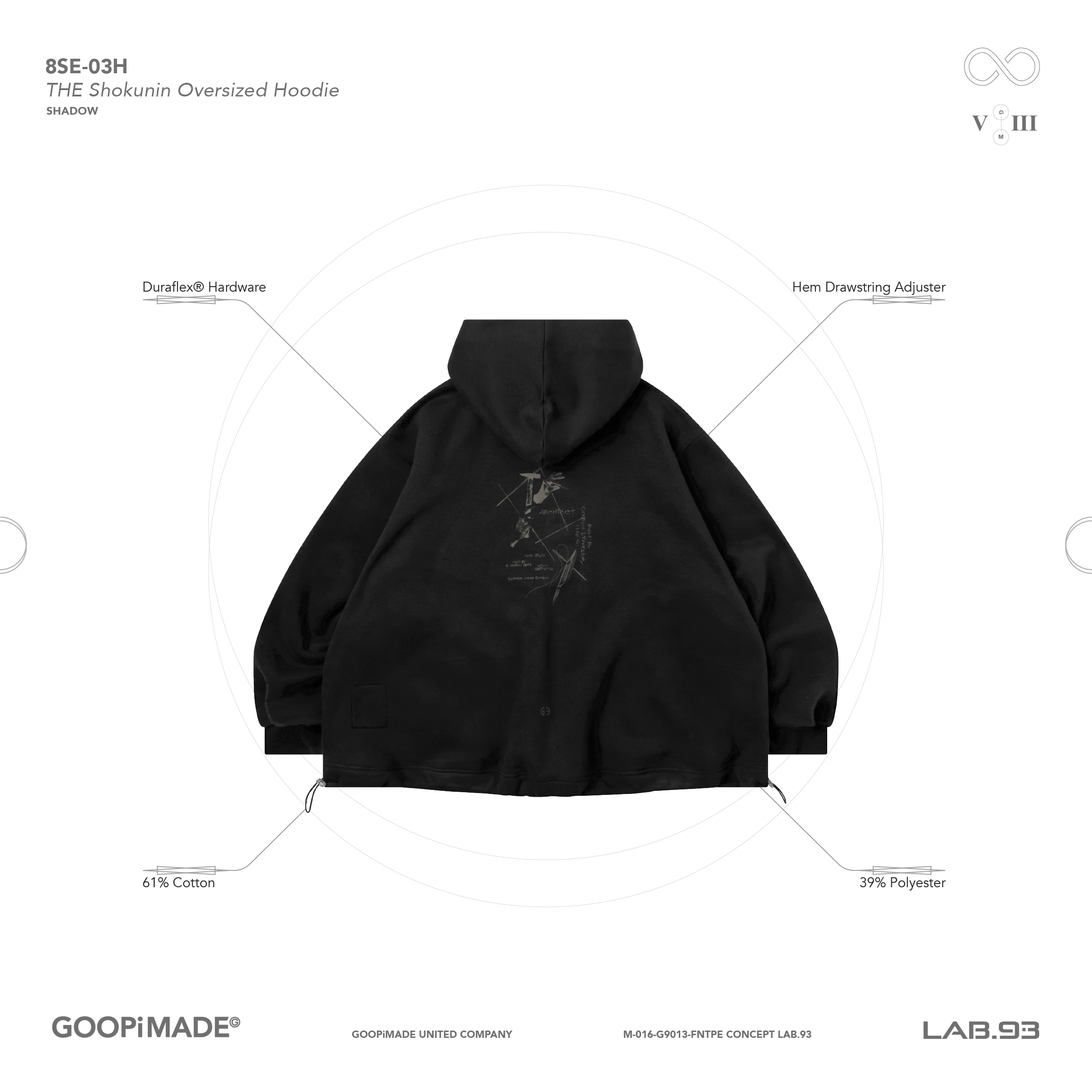 【新品半額以下】GOOPiMADE 8周年 8SE-03H フーディ サイズ3 original.jpg?1731833837