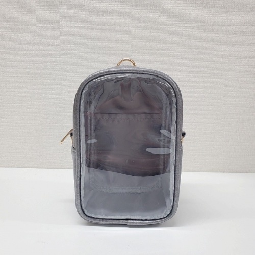 4900459562479預訂 2024/12月 『推し活グッズ』見せぬいポーチM+ シルバーブラック⚠️⚠️不包公仔🧸