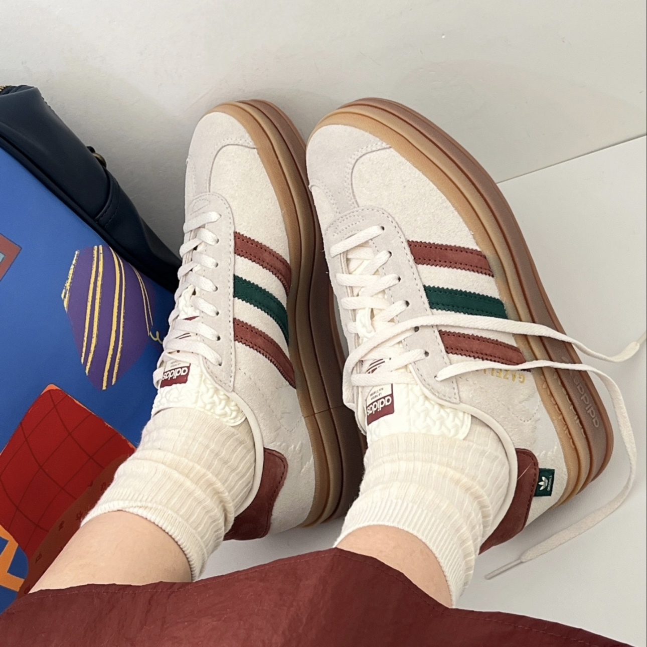 ADIDAS GAZELLE BOLD 復古米棕 厚底增高 秋冬 女鞋 IG3685