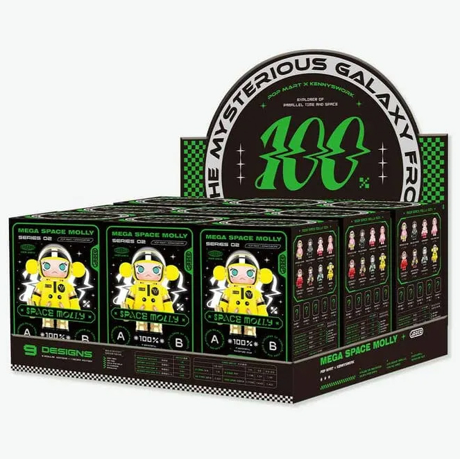 POP MART MEGA SPACE MOLLY 100% SERIES 2 周年系列 盲盒 單抽 泡泡瑪特