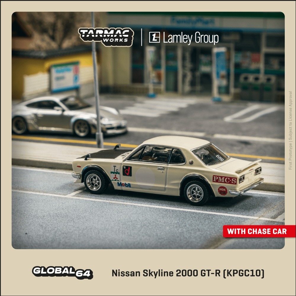 Tarmac Works Nissan日產 Skyline 2000 GT-R (KPGC10) White Lamley Special Edition