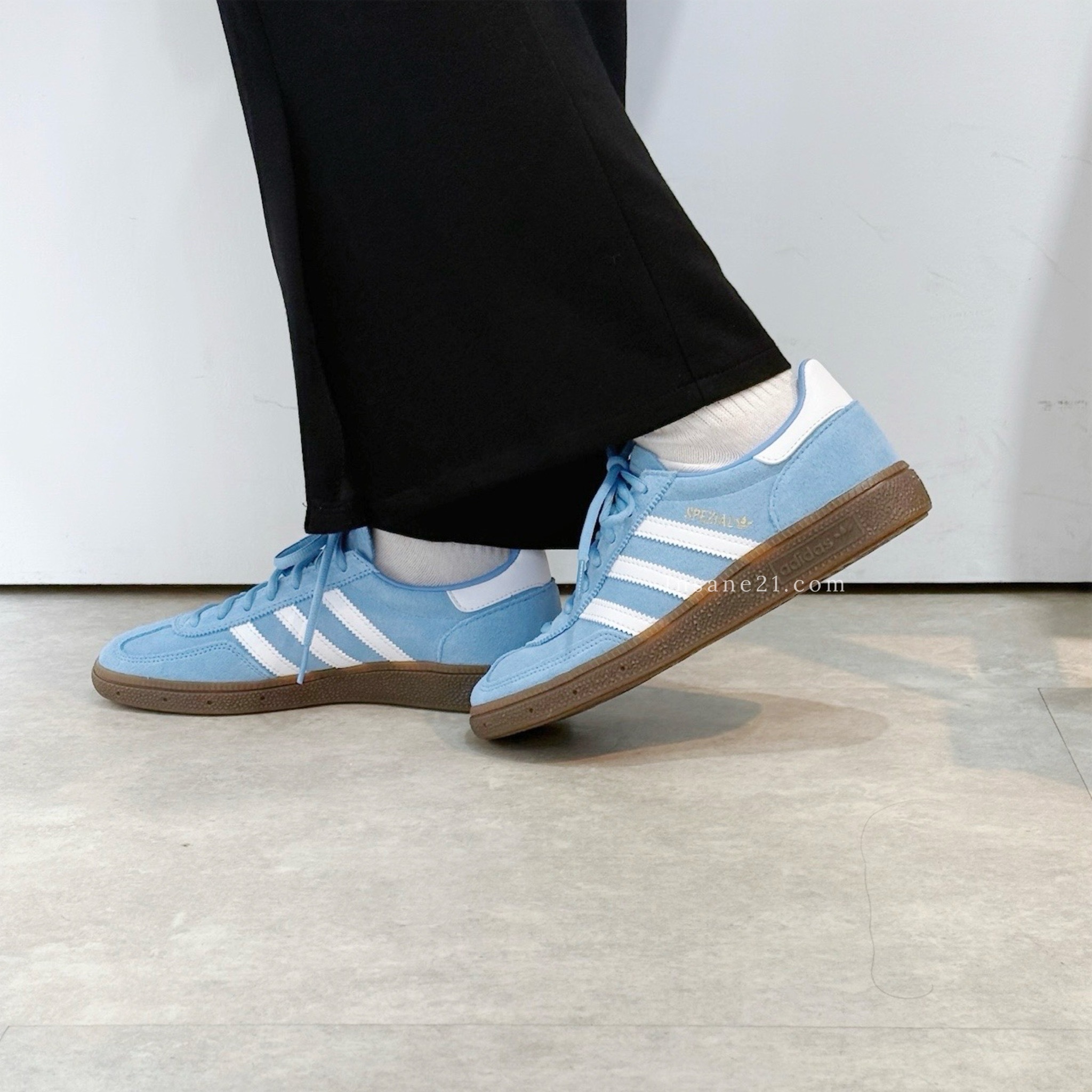 ADIDAS ORIGINALS HANDBALL SPEZIAL 寶寶藍 水藍 麂皮 焦糖底 BD7632