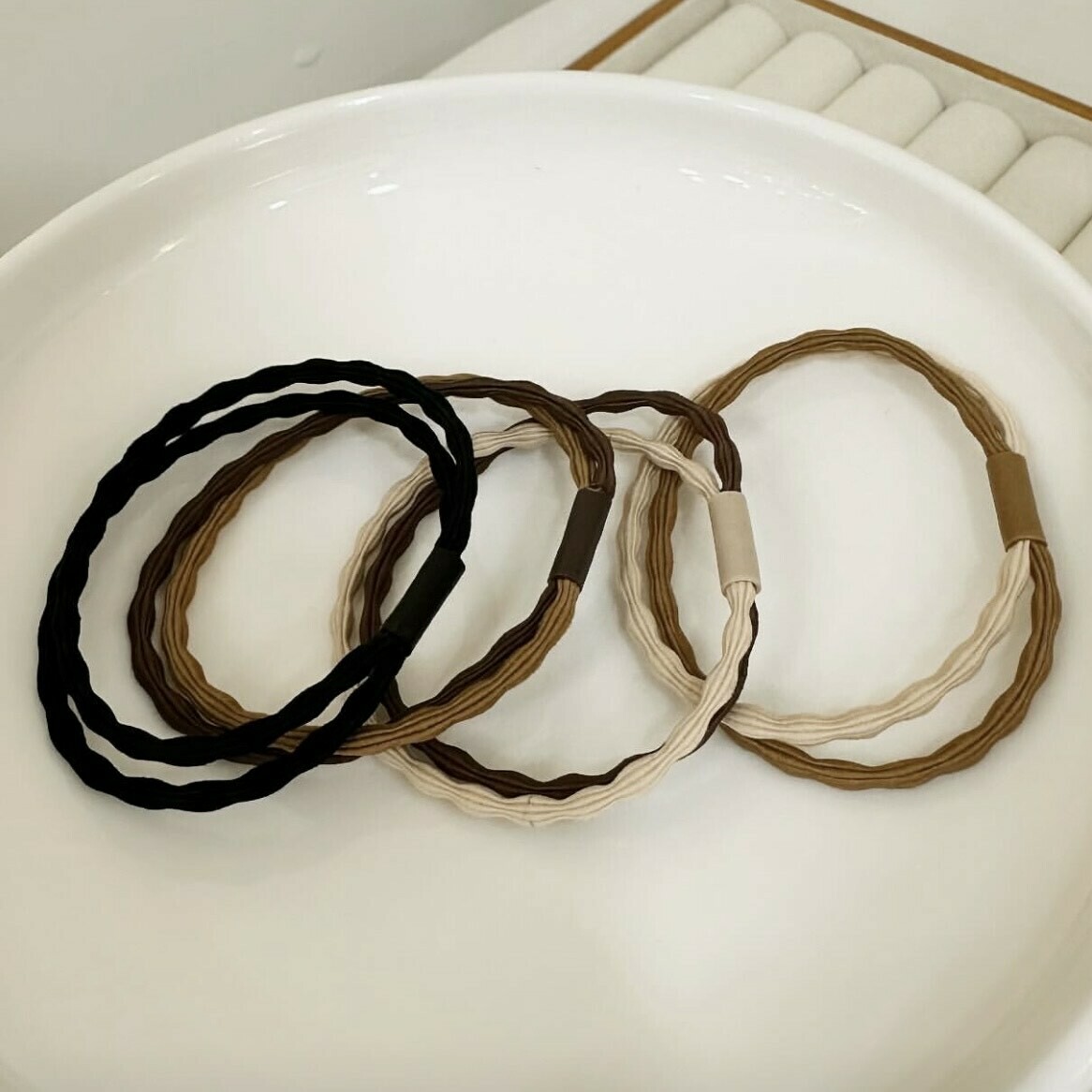 N107雙圈細繩髮圈