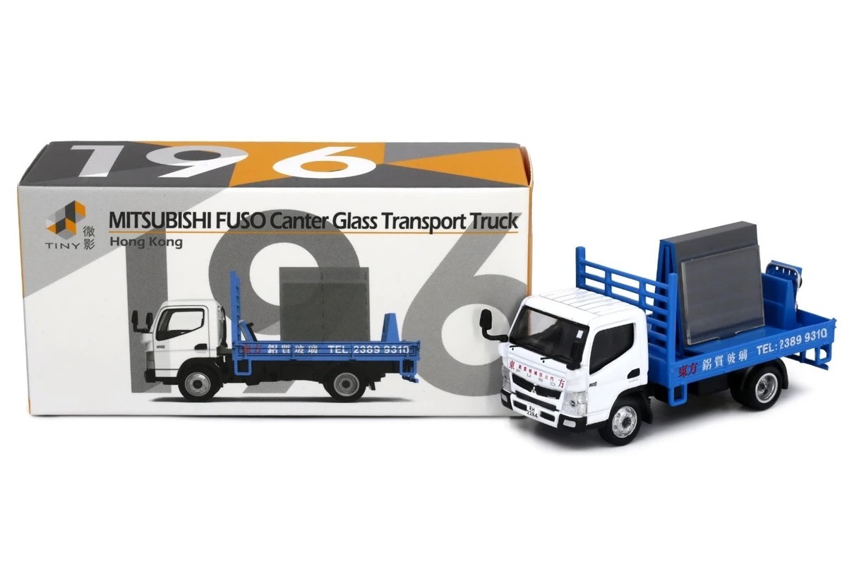 Tiny 城市 109 合金車仔 - 三菱 Fuso Canter 玻璃運送車