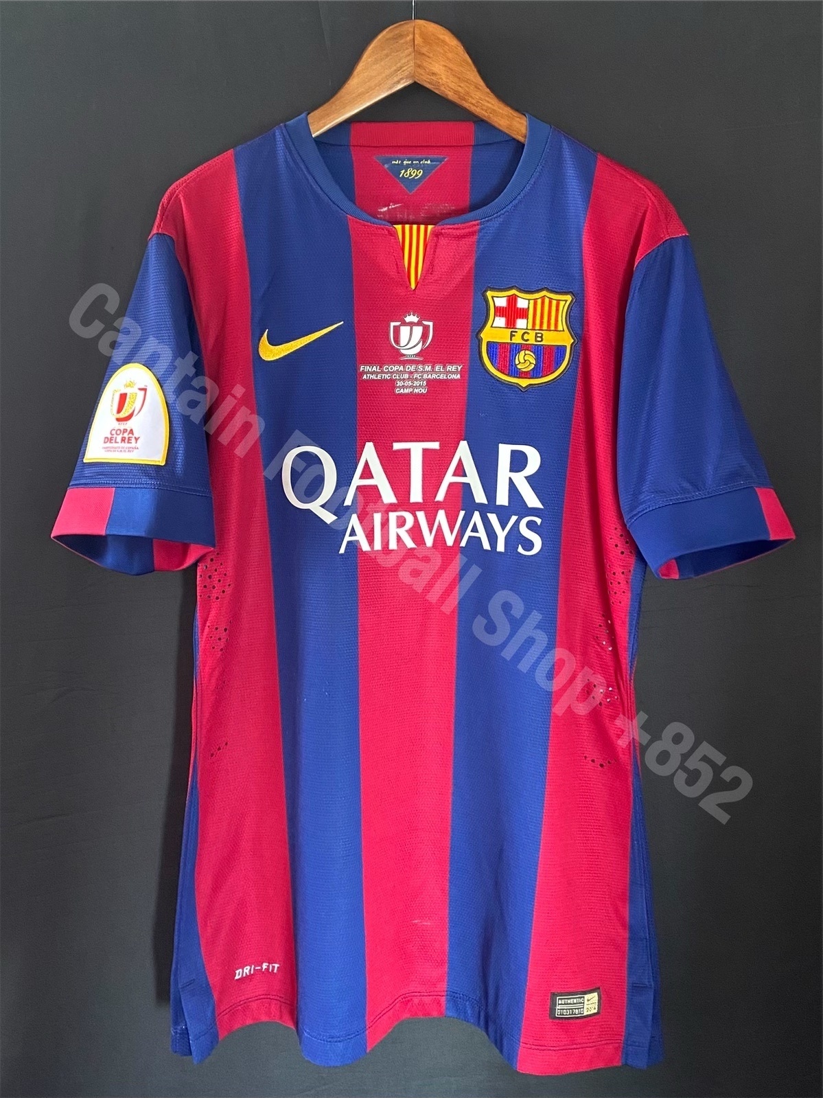 球員版巴塞隆拿 2014-2015 西班牙國王盃 Nike 主場球員版球衣 #10 MESSI