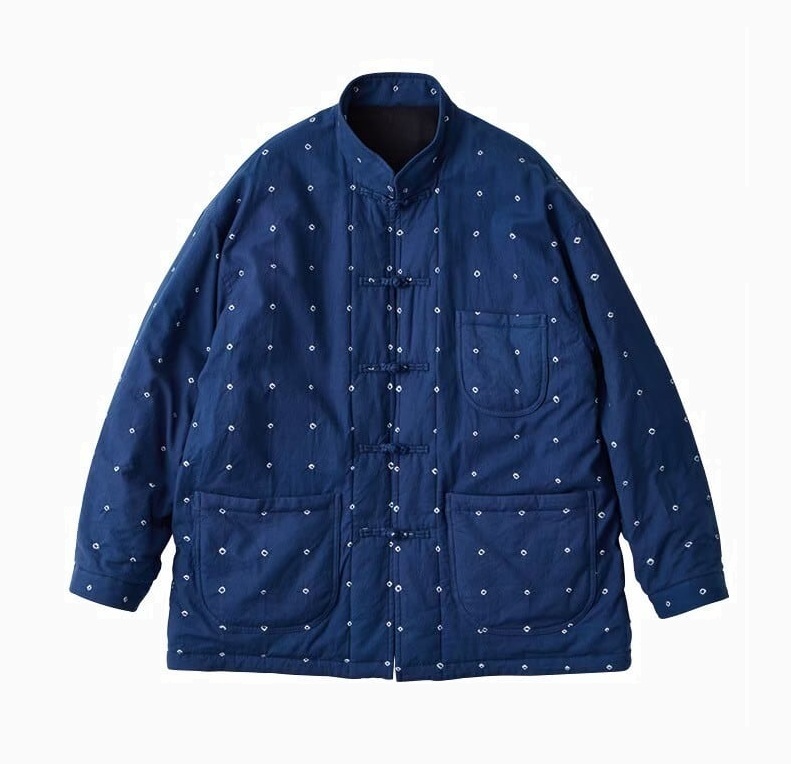 PORTER CLASSIC 2024 A/W BLUE MOON INDIGO CHINESE JACKET - PRE ORDER ITEM (預訂中)
