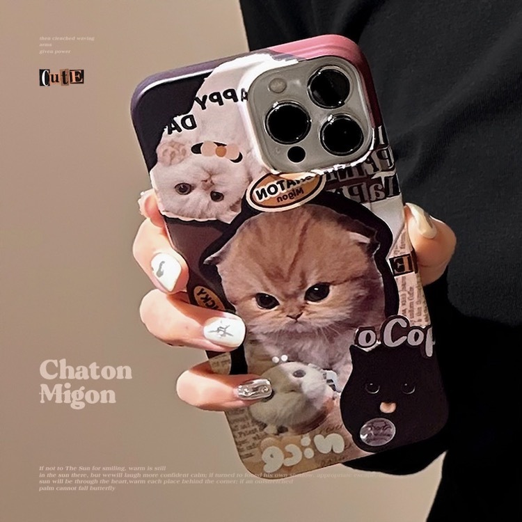 《11174》奶兇貓咪小貓咪手機殼
