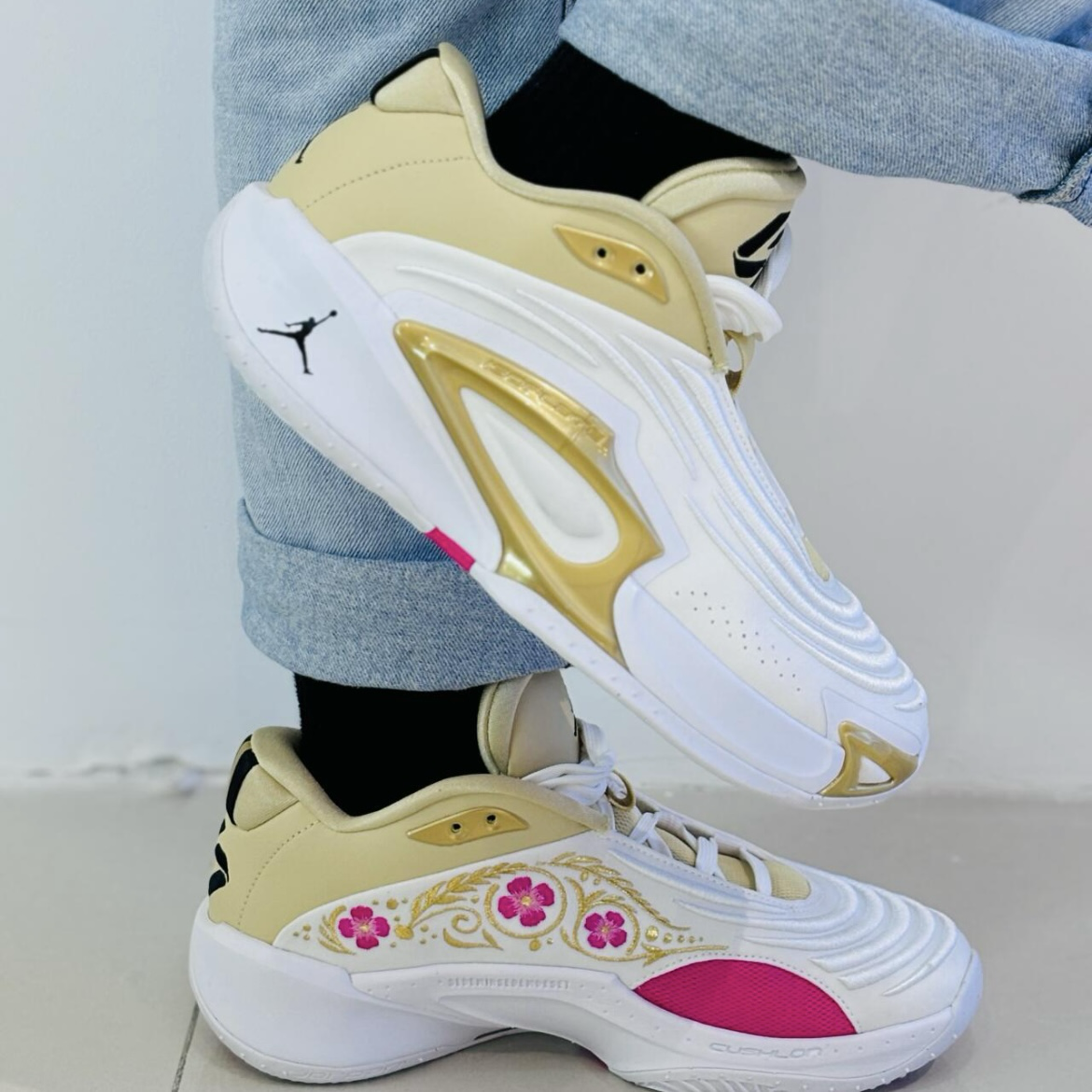 Nike Jordan Luka 3 SE PF El Matador 白金 奶茶色 刺繡 緩震 輕量 透氣 實戰籃球鞋