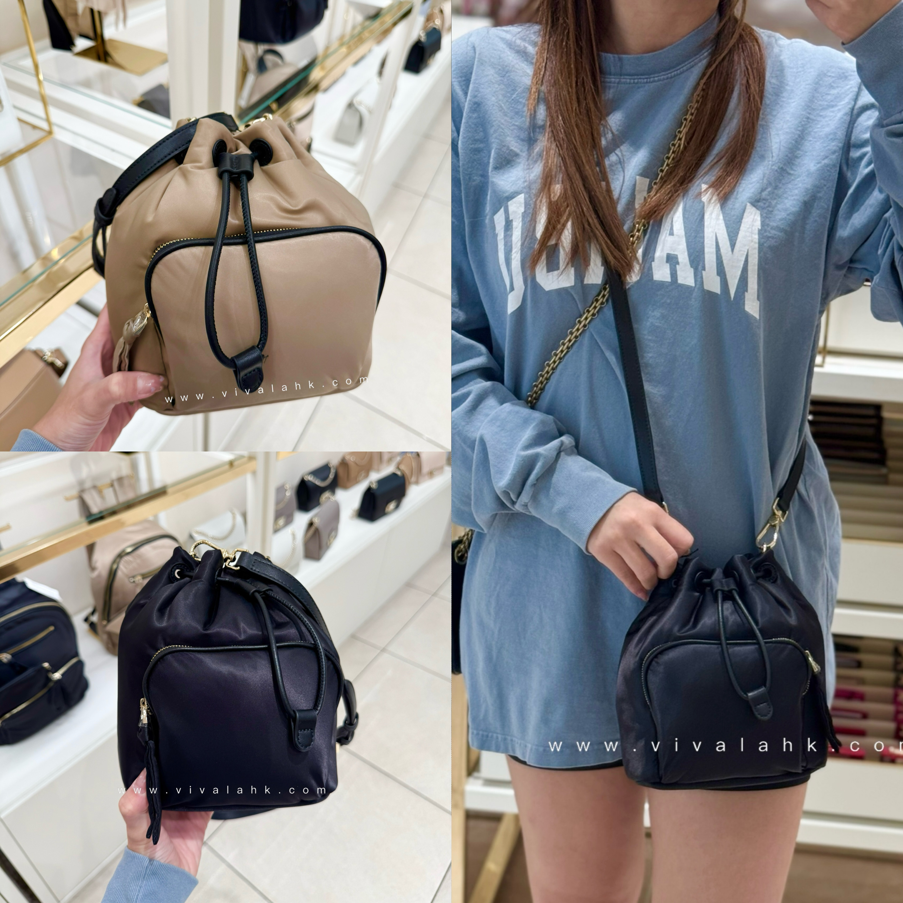 Furla - Gaia 迷你尼龍水桶袋 (WE00653 BX3172)