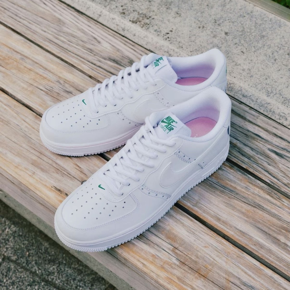 Nike Air Force 1 Low Brogue White 純白巴洛克 流蘇 全白 AF1 雕花