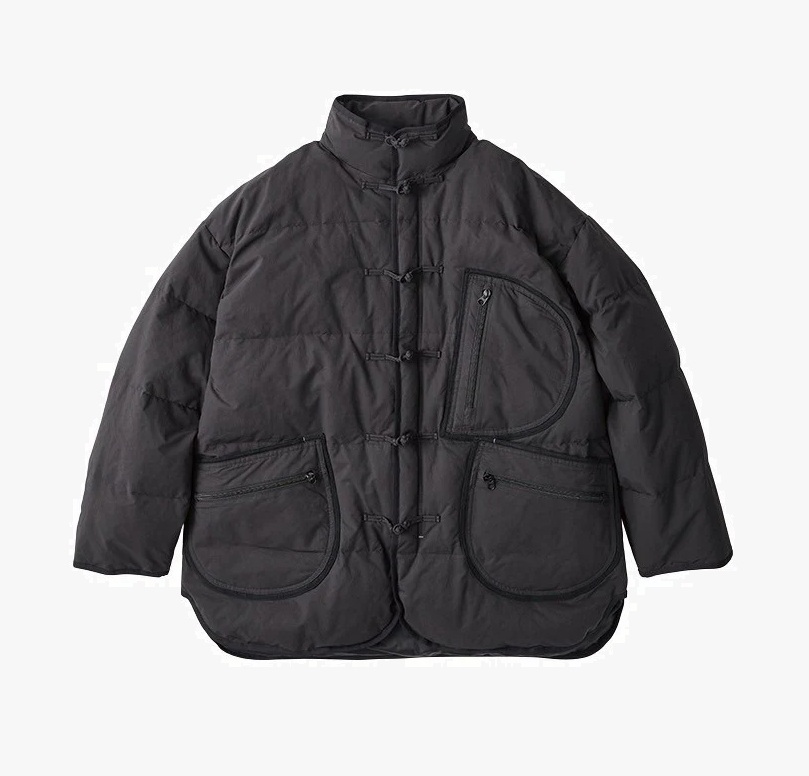 PORTER CLASSIC 2024 A/W WEATHER CHINESE DOWN JACKET - BLACK PRE ORDER ITEM (預訂中)