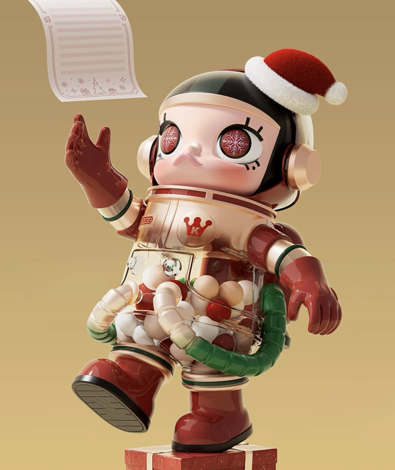 🎏預訂🎏 POPMART 泡泡瑪特 MEGA SPACE MOLLY 400％聖誕2024