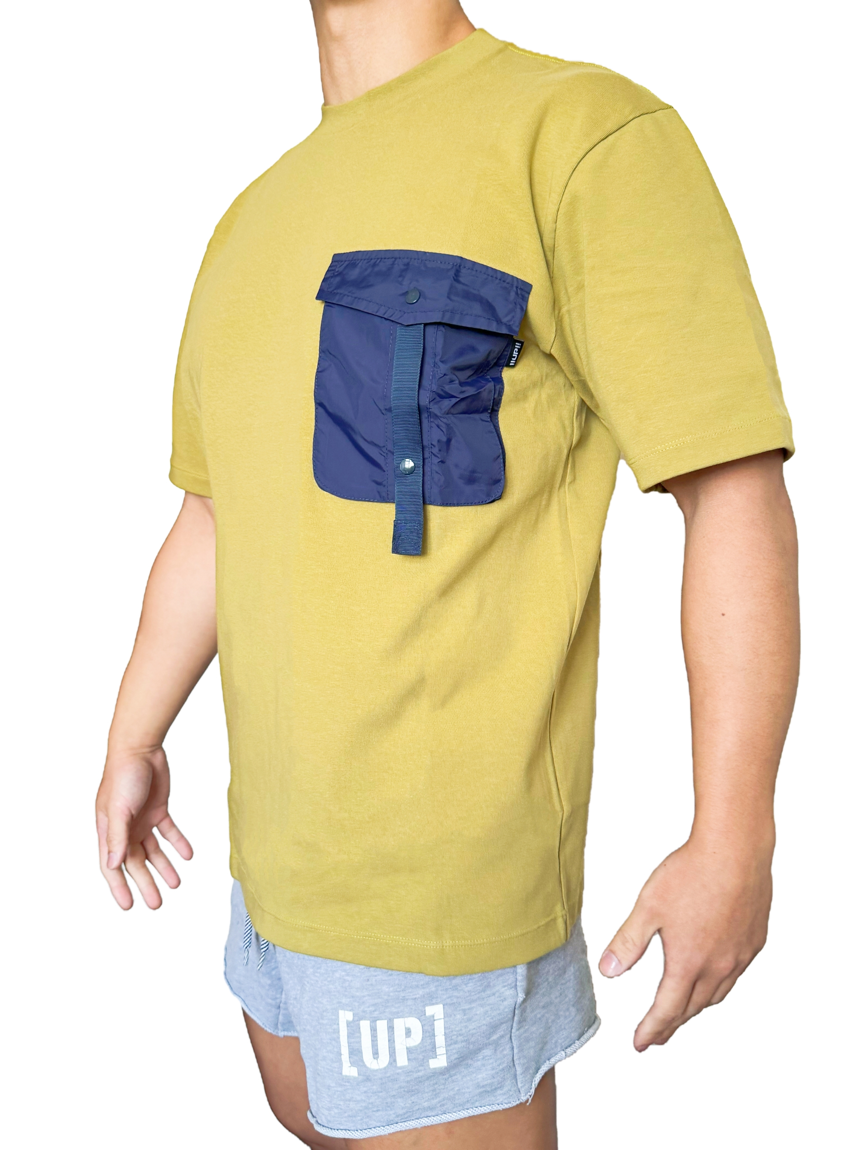 2025 全新系列  - Oversized Pocket Tee 寬版落肩T恤 草綠