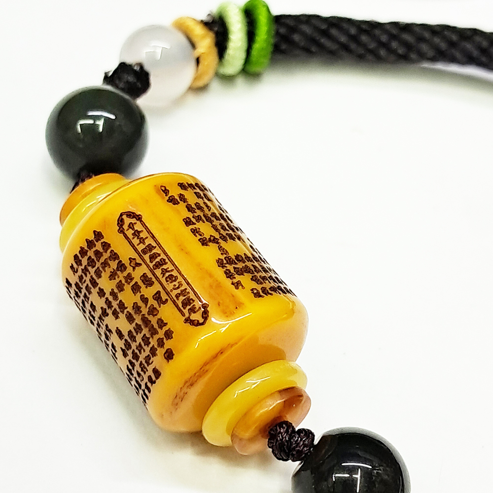 大悲咒{毫雕}蜜納 中國結手鍊【十方】151512