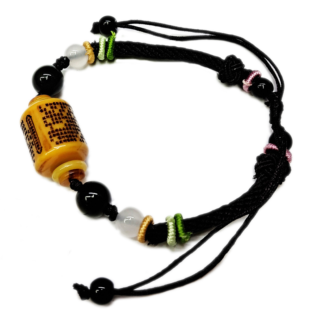 大悲咒{毫雕}蜜納 中國結手鍊【十方】151512