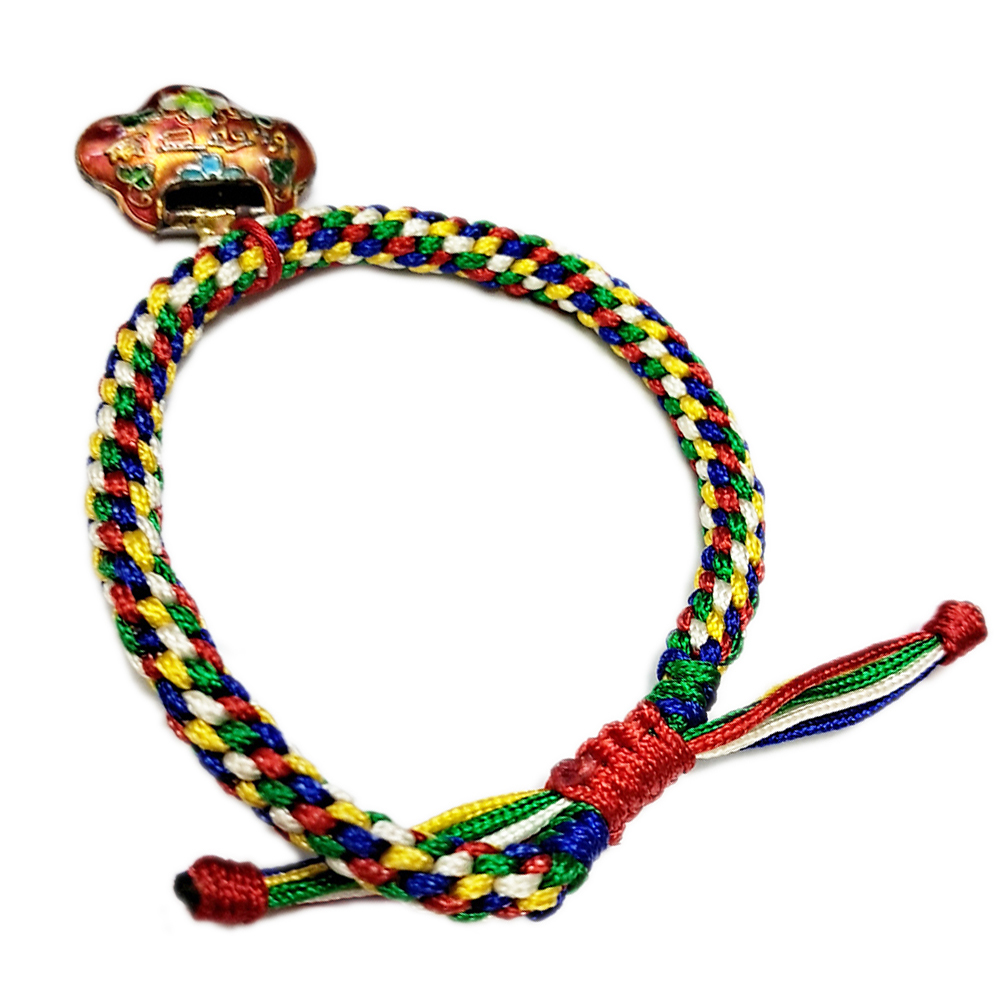 長命百歲{琺瑯}&五色線手鍊【十方】129565