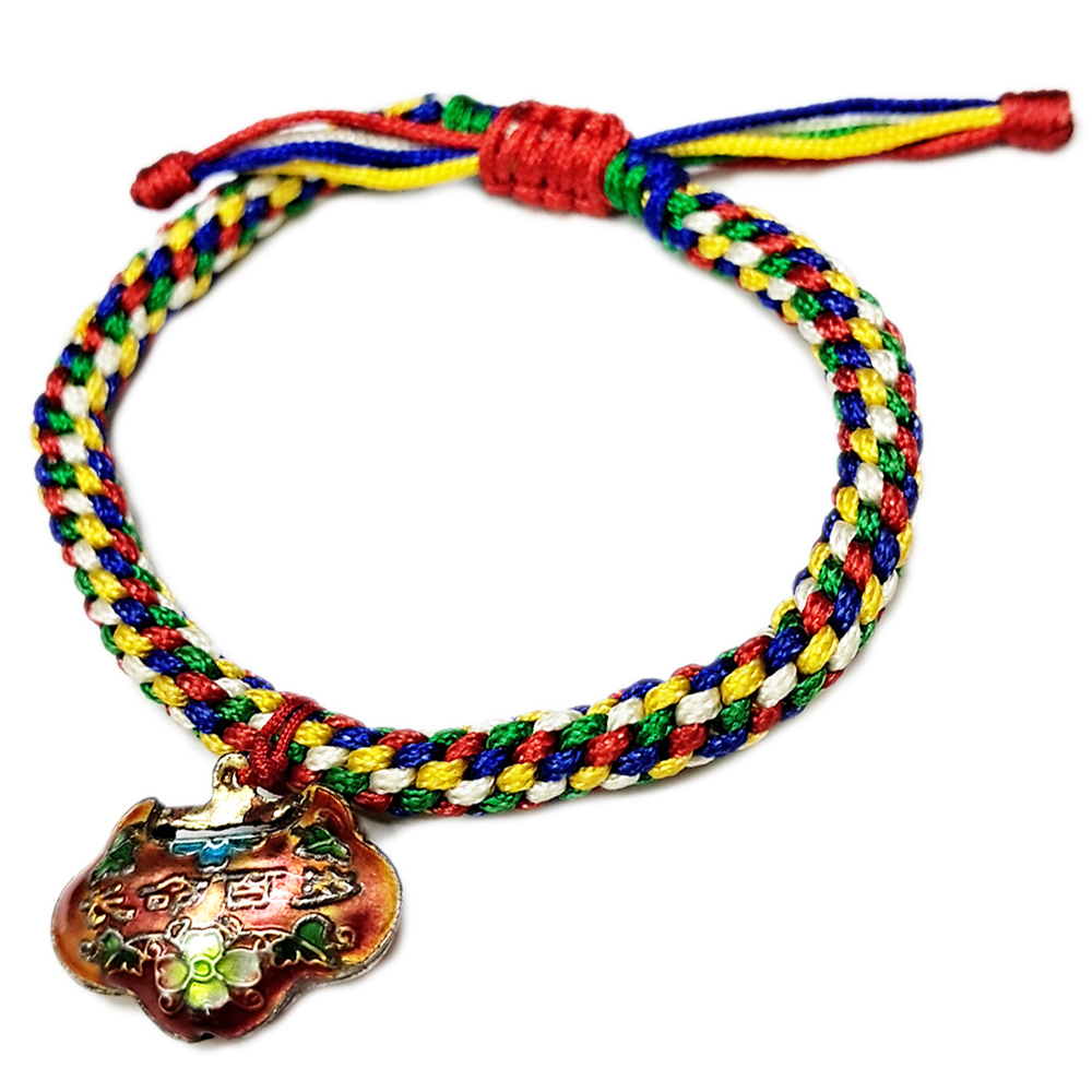 長命百歲{琺瑯}&五色線手鍊【十方】129565