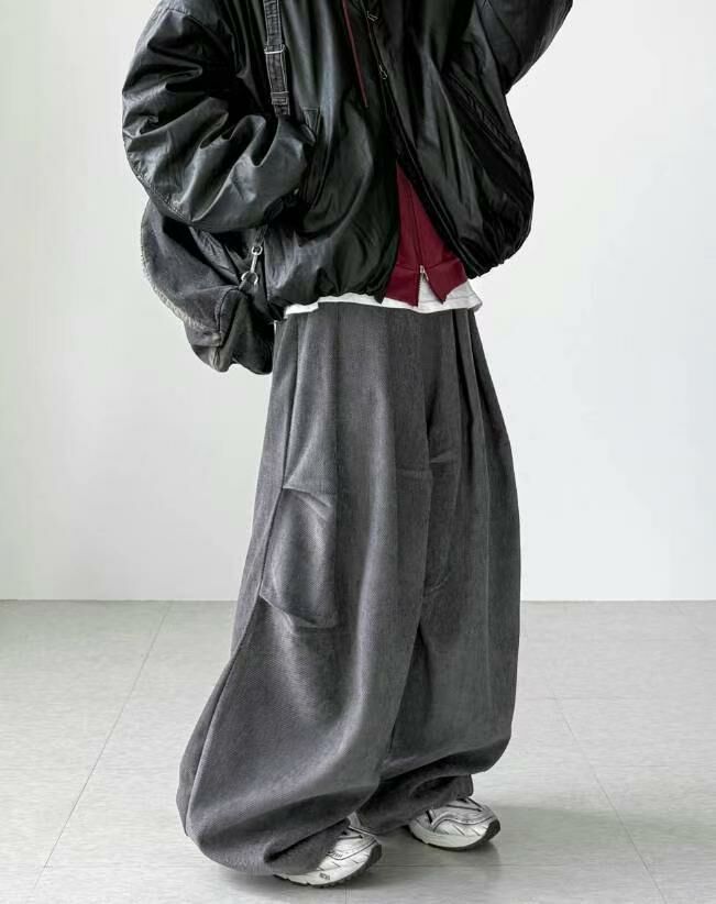 淨色可束腳Balloon Pants Hestory-049P