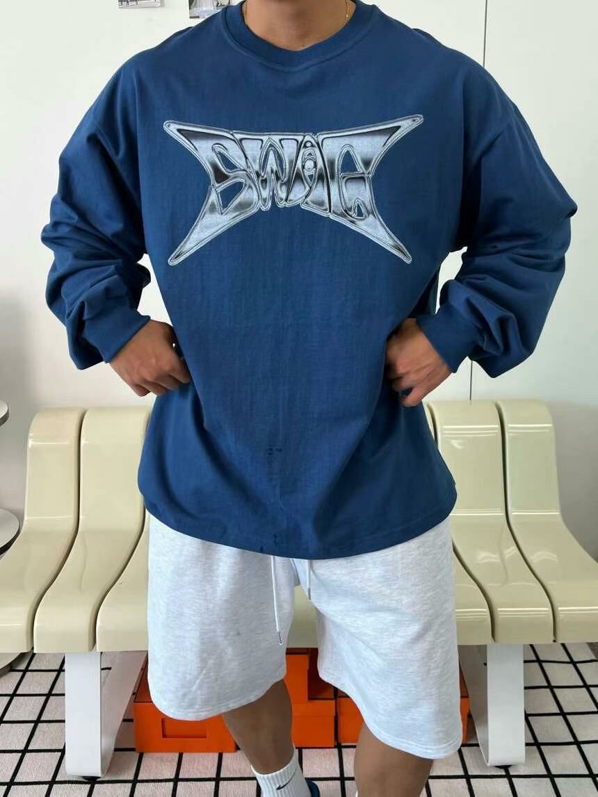 英文字長袖衫 COVILL-124T