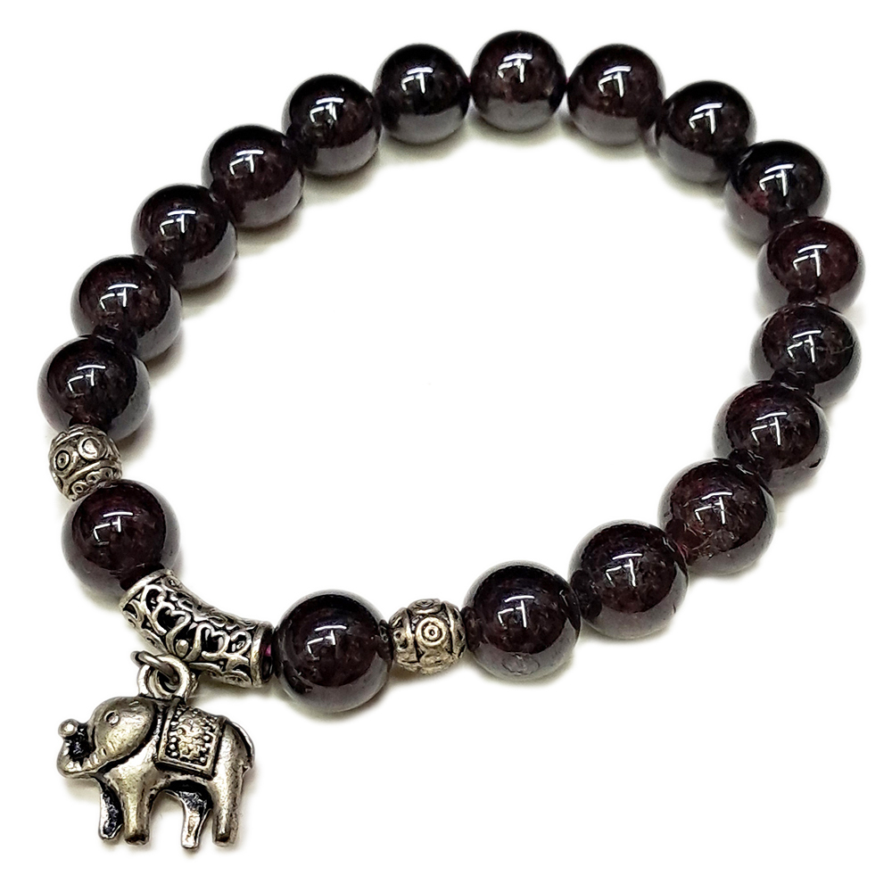 吉象&石榴石手珠8 mm【十方】153820