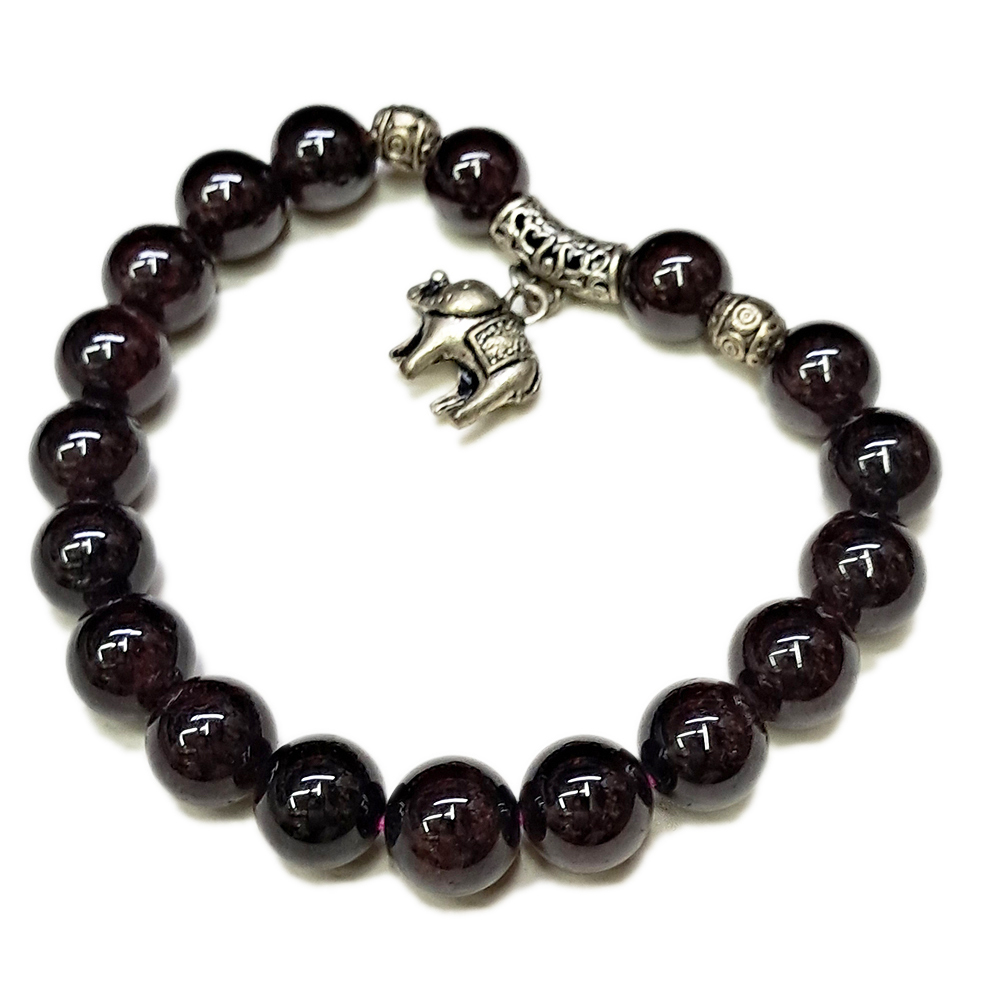 吉象&石榴石手珠8 mm【十方】153820