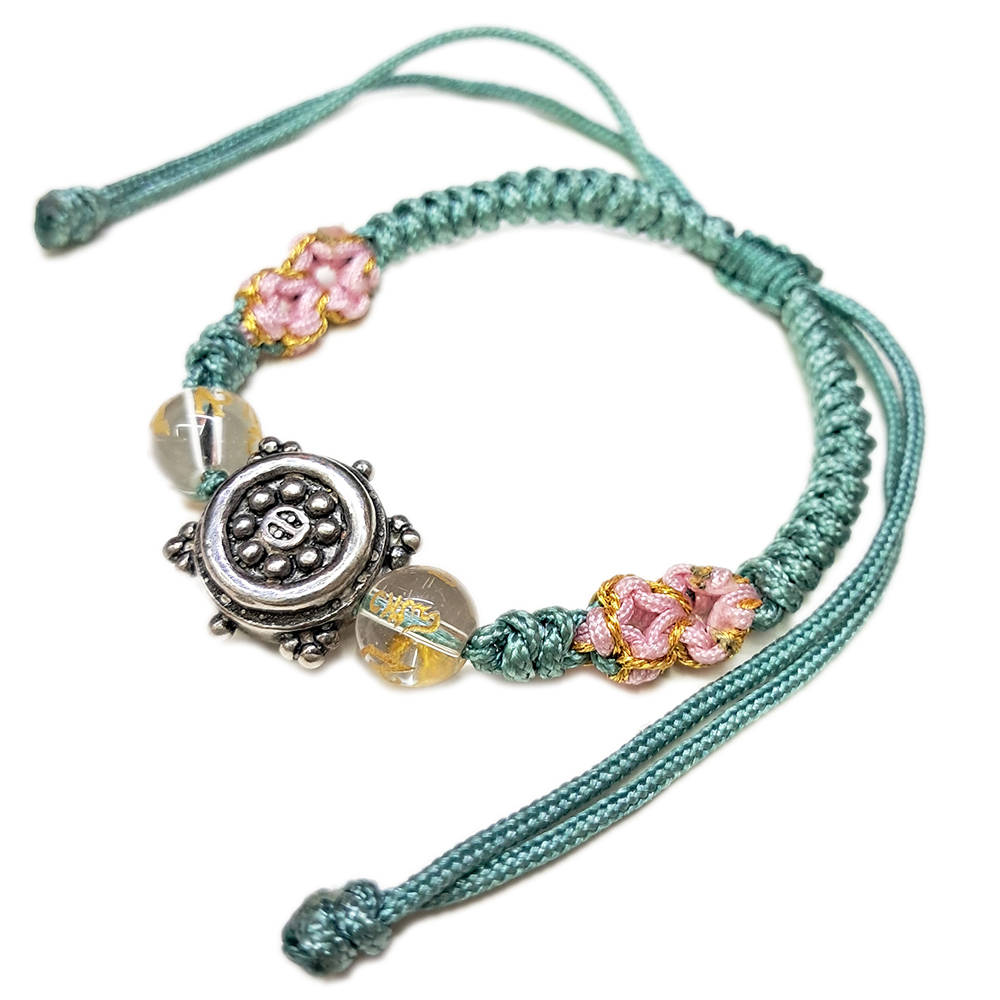 法輪常轉{925純銀}中國結手鍊【十方】153823