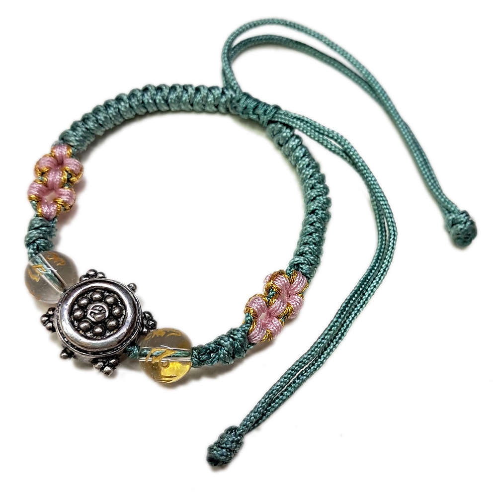 法輪常轉{925純銀}中國結手鍊【十方】153823