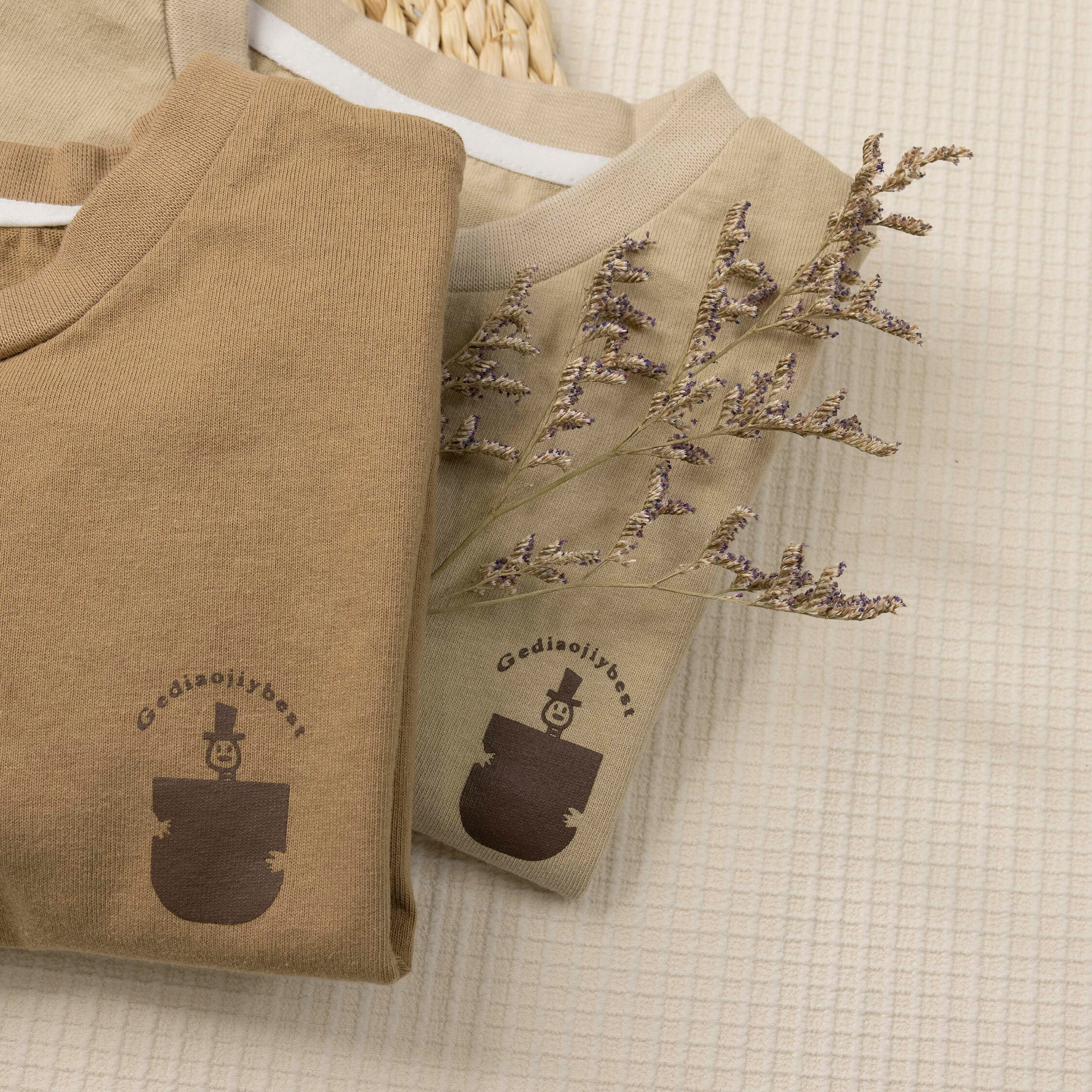 【H45100】可愛人偶圓弧下擺上衣/內搭T