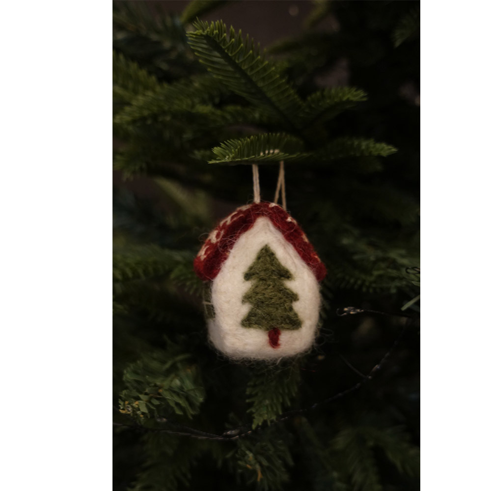 丹麥Gry&Sif 聖誕掛飾-Mini X-Mas House(12422)