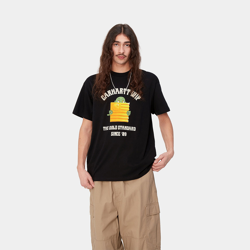 ★2024SS新作★CARHARTT★S/S GOLD STANDARD T-SHIRT Gold Standard Carhartt WIP T-Shirt in black for men – TITUS