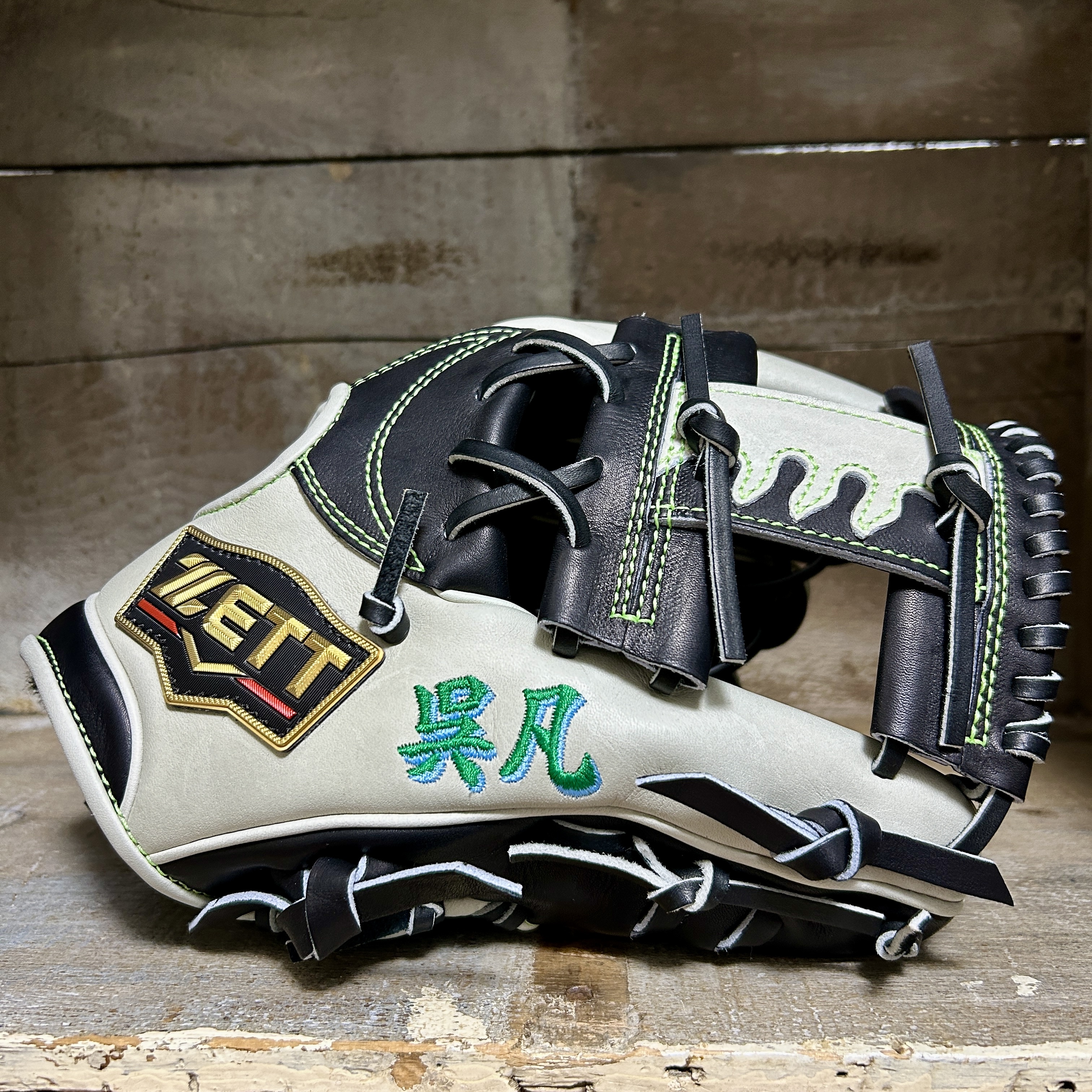 セイコウ モペット手巻き70年代未使用 オーバーホール済み 照片分享】ZETT 硬式 内野手用 296型 今宮モデル