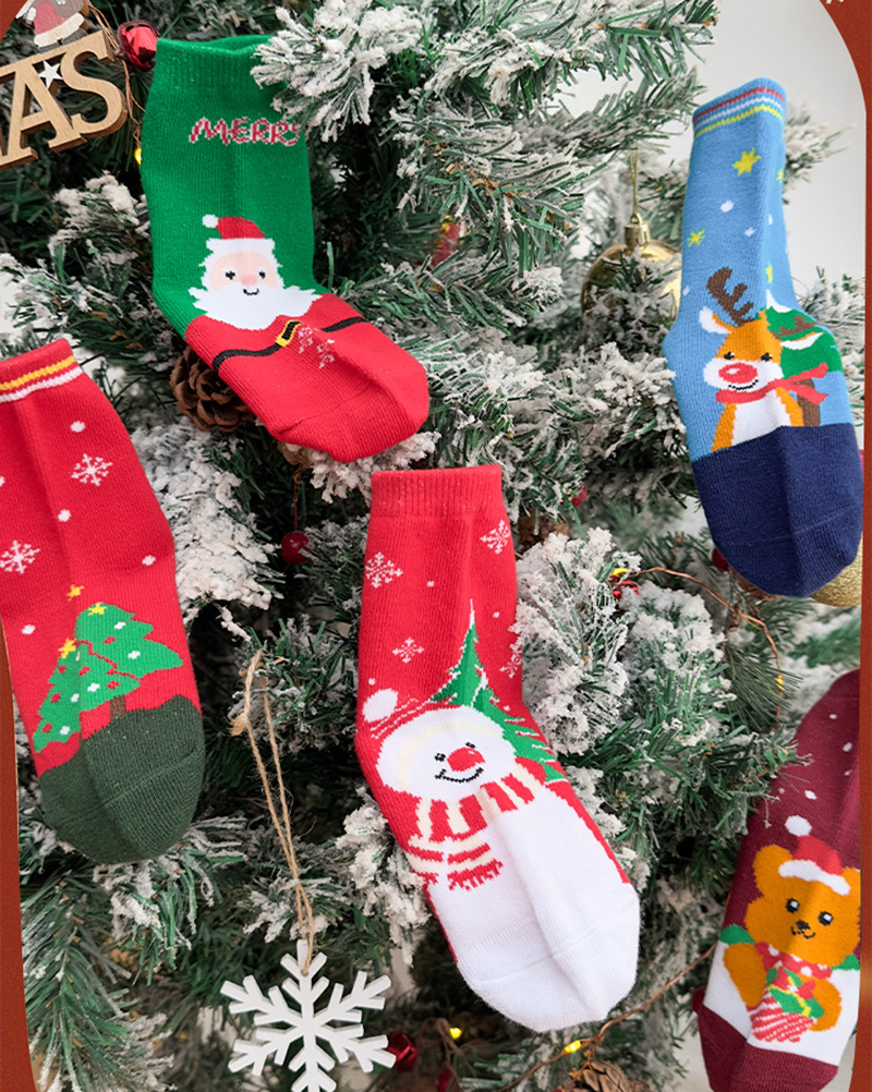 聖誕兒童中筒襪 AD2753