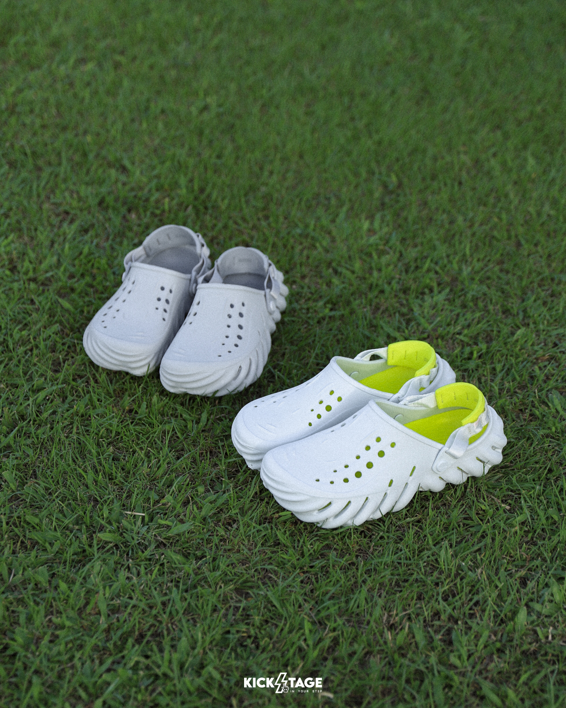 [特價收出無退換] 男女鞋 CROCS ECHO CLOG 波波克駱格 大氣灰 月光灰 舒適 洞洞鞋 甜甜圈 涼鞋【207937】