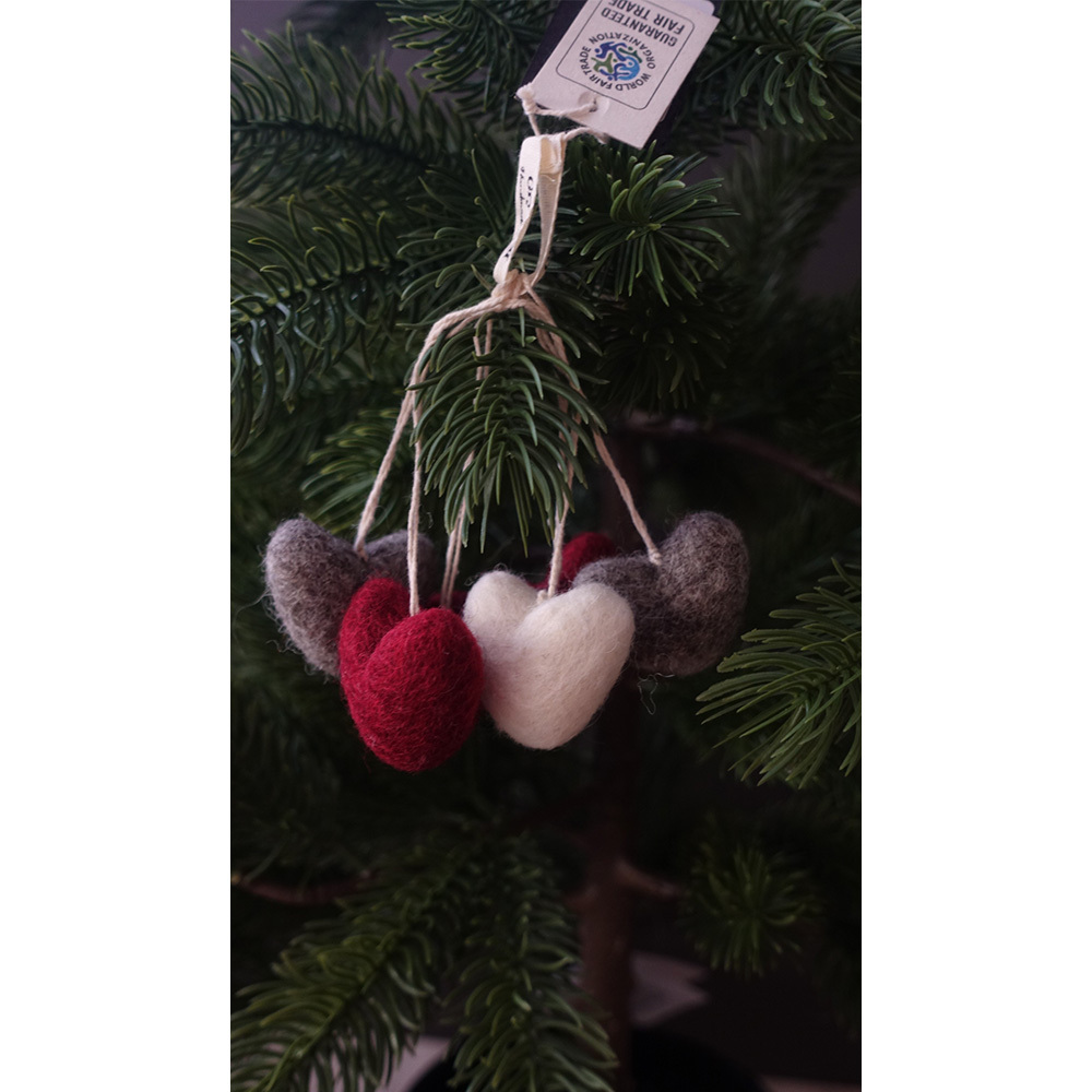 丹麥Gry&Sif 聖誕掛飾-Mini Hearts Christmas(11129)