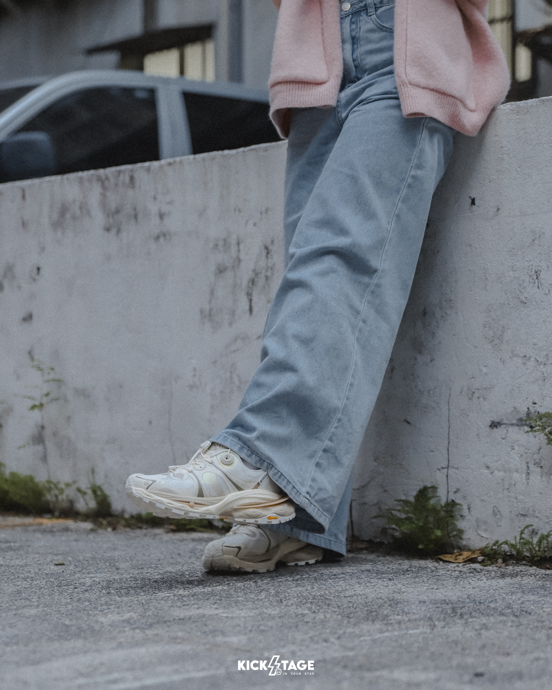 **特價商品售出無退換**女鞋 PALLADIUM PALLALOOP VIBRAM® 奶茶 黃金大底 異材質 拼接 復古 老爹 休閒鞋【99323-118】