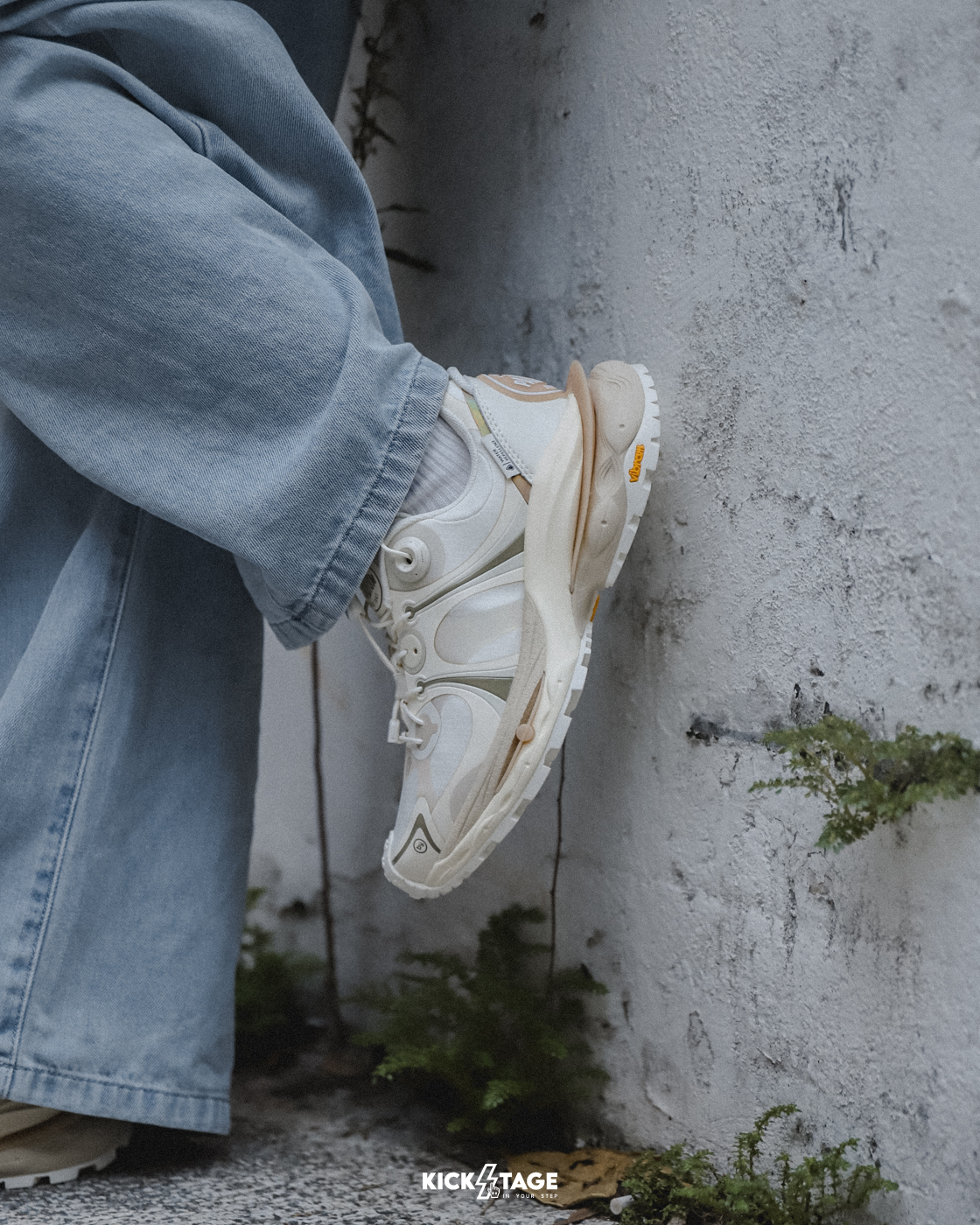 **特價商品售出無退換**女鞋 PALLADIUM PALLALOOP VIBRAM® 奶茶 黃金大底 異材質 拼接 復古 老爹 休閒鞋【99323-118】