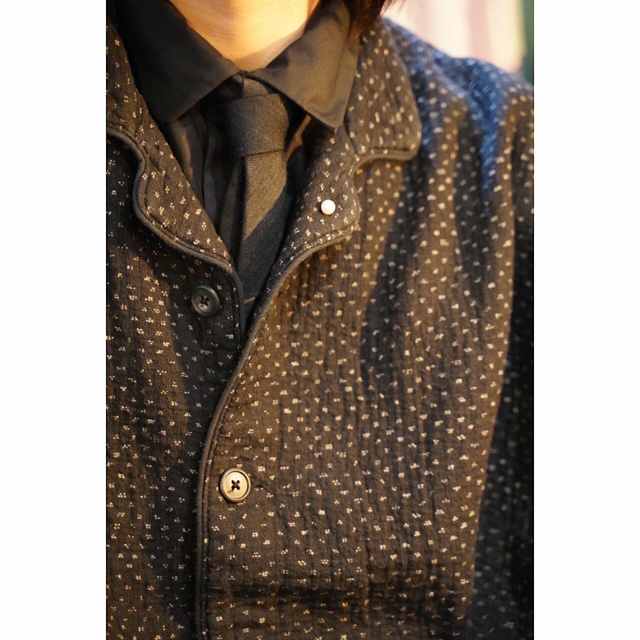 PORTER CLASSIC 2024 A/W NEW SASHIKO PC JACKET - BLACK PRE ORDER ITEM (預訂中)